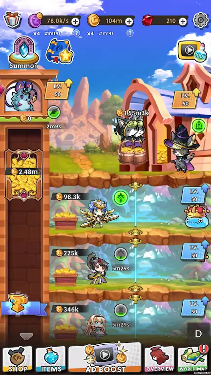 Idle RPG Tower Ảnh chụp màn hình 0