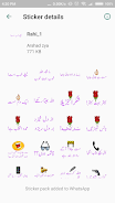 Urdu Sticker RAHI HIJAZI 스크린샷 1