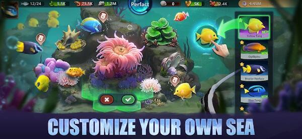 Schermata Top Fish: Ocean Game 1