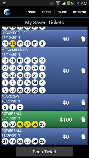 Connecticut Lottery Scanner ภาพหน้าจอ 0