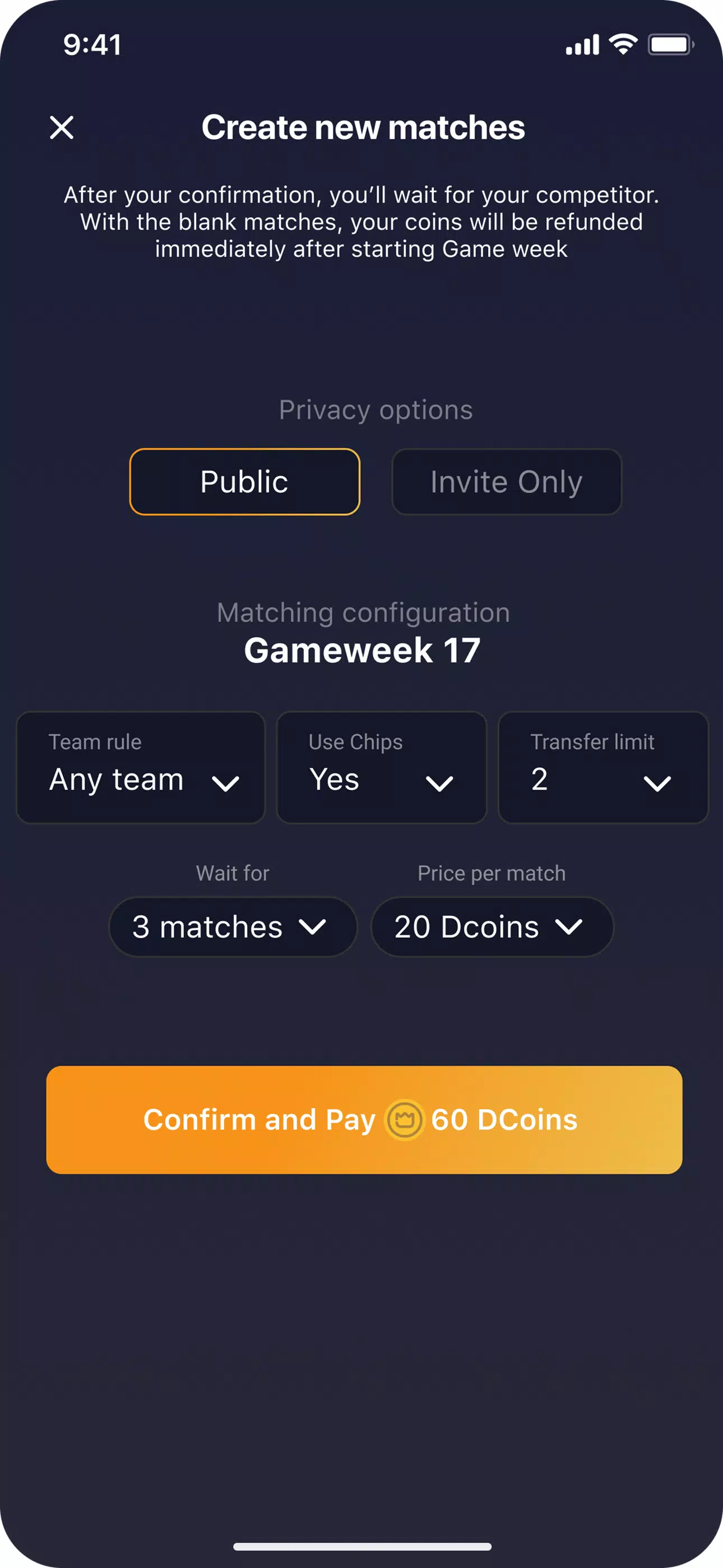 dFantasy應用截圖第3張