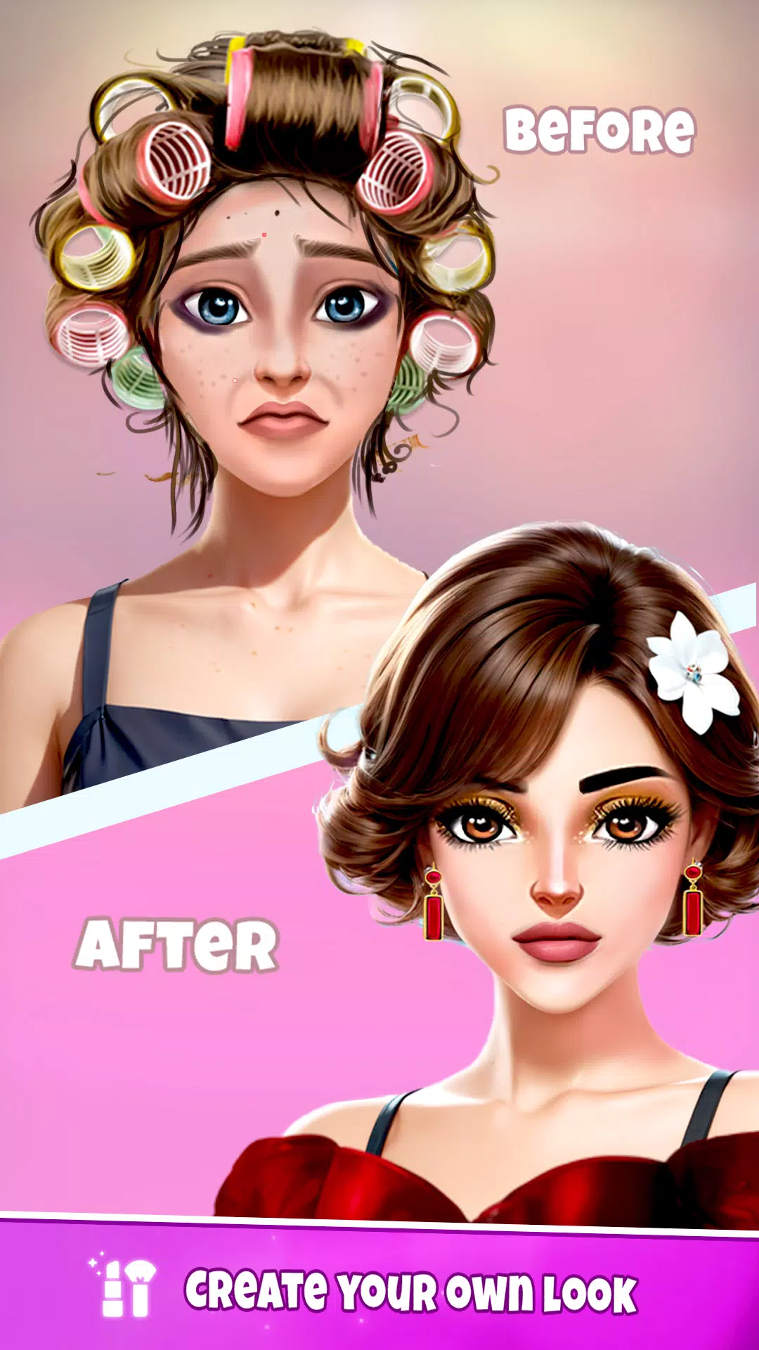 Fashion Dress Up, Makeup Game ဖန်သားပြင်ဓာတ်ပုံ 1