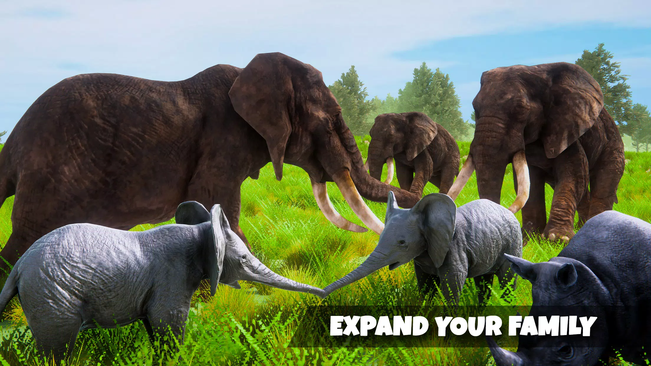 Elephant Simulator Wild Life ဖန်သားပြင်ဓာတ်ပုံ 0