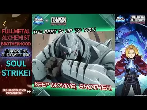 Kaluluwa Strike Fullmetal Alchemist Brotherhood Crossover Event