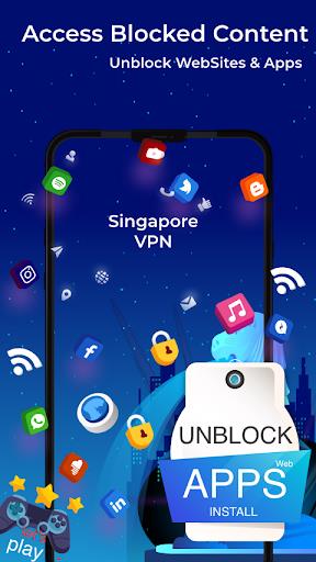 Singapore VPN - Free, Fast & Secure Zrzut ekranu 3