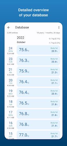 Libra Weight Manager Schermafbeelding 2