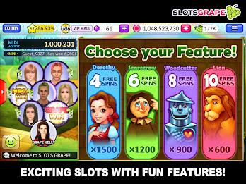 SLOTS GRAPE - Casino Games Schermafbeelding 1