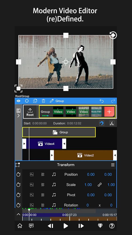 Node Video - Pro Video Editor Capture d'écran 1