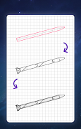 How to draw rockets by steps應用截圖第3張