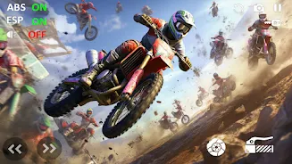 Motocross Beach Bike Games 3D Schermafbeelding 2