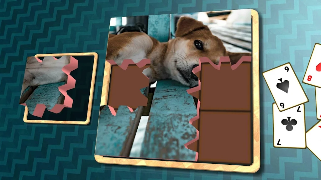 Jigsaw Solitaire - Dogs スクリーンショット 0