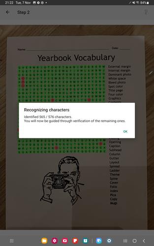 Word Search Scanner and Solver Ảnh chụp màn hình 2