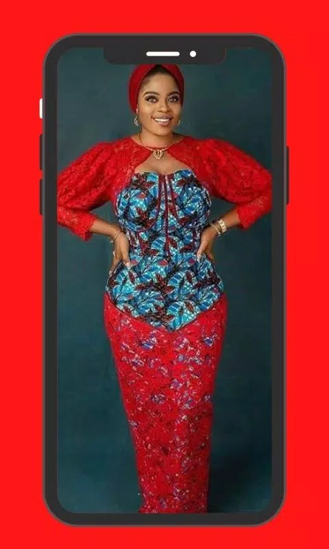 Ankara and Lace Combo Styles Screenshot 0