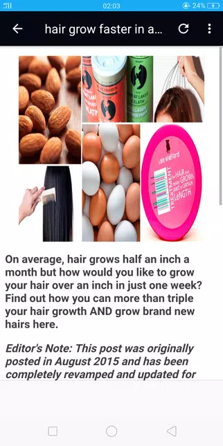 How to grow hair faster应用截图第0张