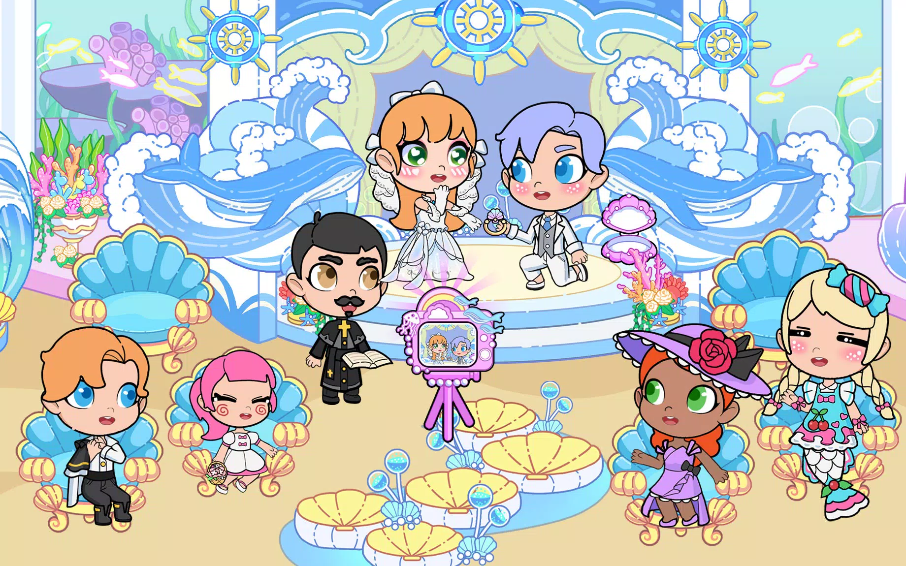 Mermaid Wedding World スクリーンショット 0