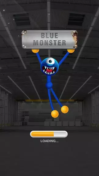 Blue Monster: Stretch Game Скриншот 0