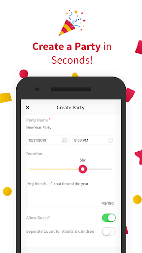 Party n Event Invitation Maker by Party Signup ภาพหน้าจอ 0