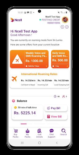 Ncell App: Recharge, Buy Packs应用截图第1张