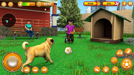 Pet Dog Family Adventure Games スクリーンショット 0