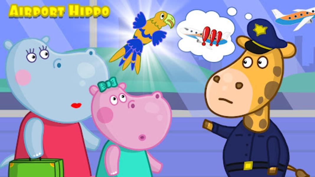 Hippo: Airport adventure Schermafbeelding 1