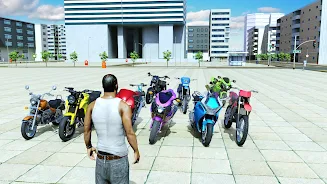 Indian Bike Driving Games 3D स्क्रीनशॉट 1