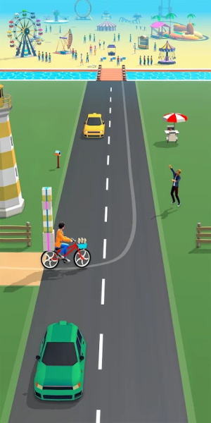 Paperboy Ticket Delivery Game स्क्रीनशॉट 0