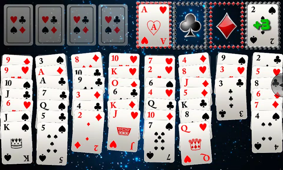 Ultimate FreeCell Solitaire 3D Tangkapan skrin 2