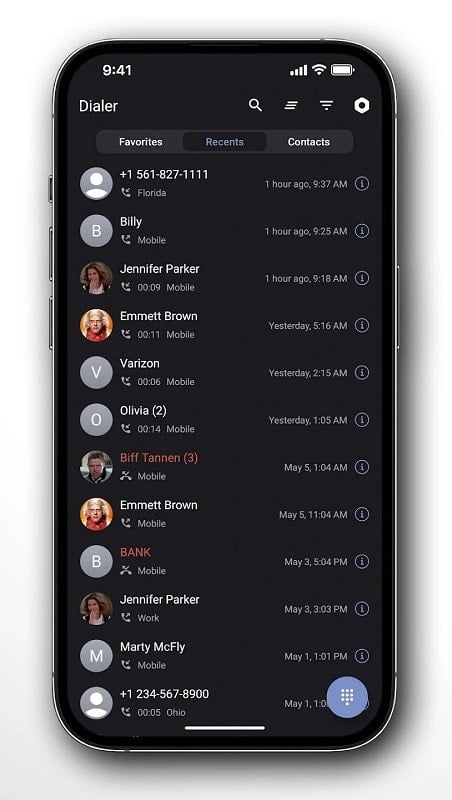 Right Dialer Screenshot 2