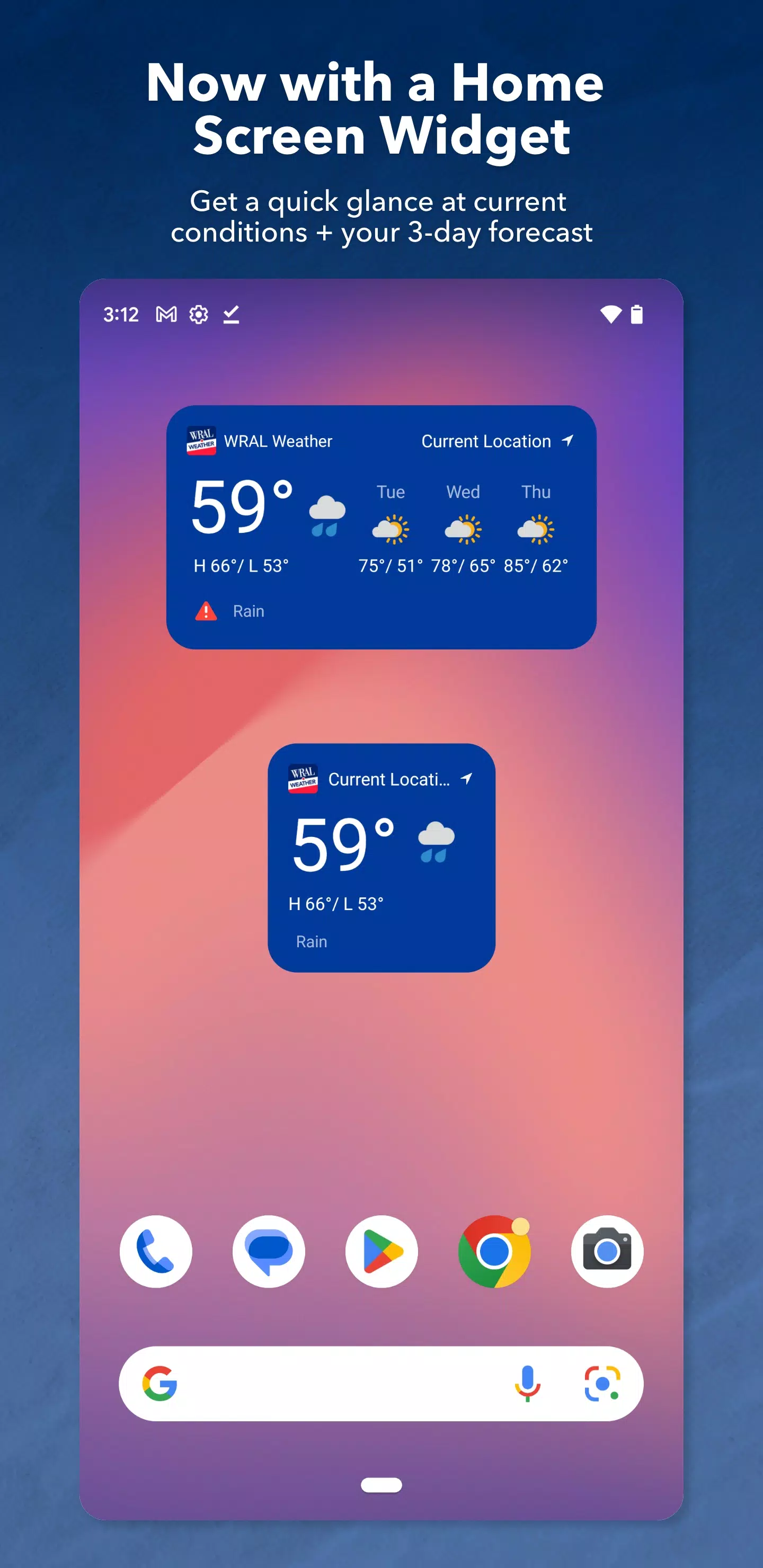 WRAL Weather Schermafbeelding 2