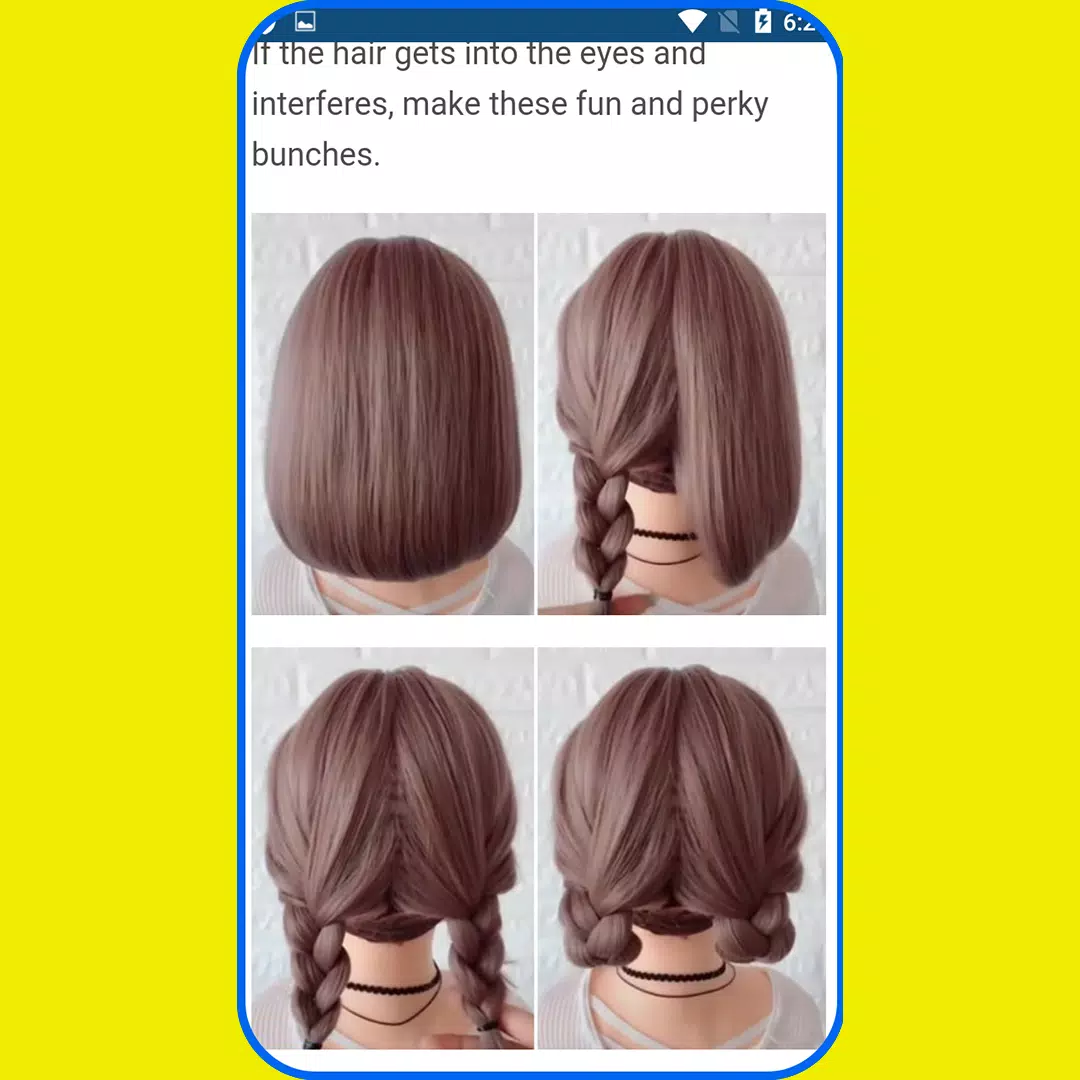 Hairstyles for short hair 2023 Ekran Görüntüsü 1