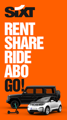 SIXT rent. share. ride. plus.應用截圖第0張