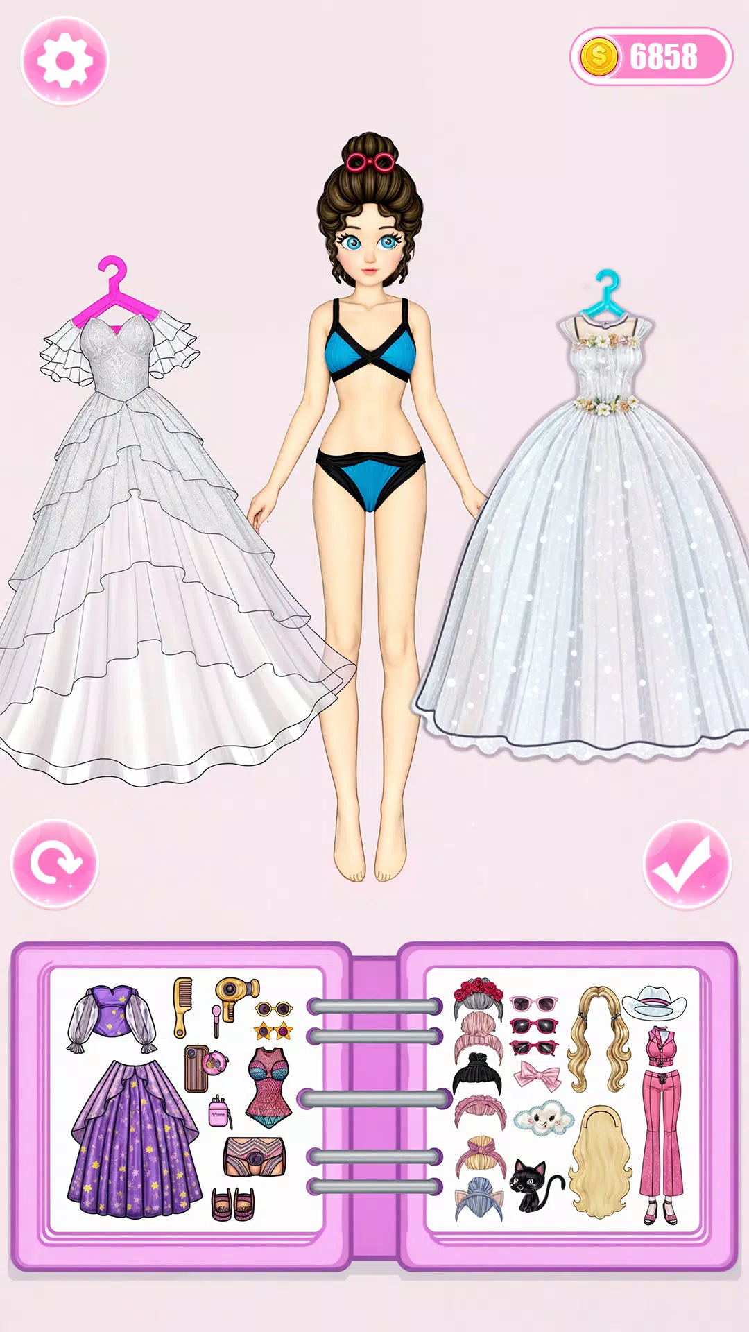 Paper Doll: Dress Up DIY Game Ảnh chụp màn hình 1