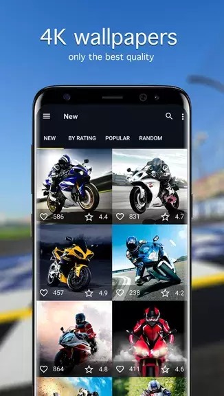 Sports Bike Wallpapers 4K スクリーンショット 0