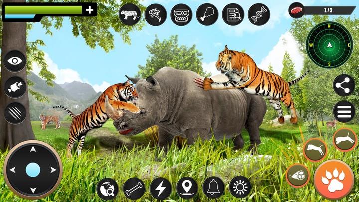 Tiger Simulator Animal Game 3D Tangkapan skrin 2