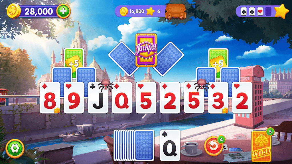 Solitaire Trip: Classic Tripeaks Card Game स्क्रीनशॉट 0