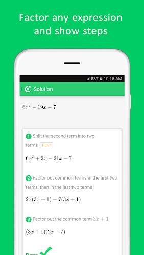 Cymath - Math Problem Solver 스크린샷 3