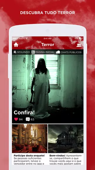 Terror Amino em Português ภาพหน้าจอ 1