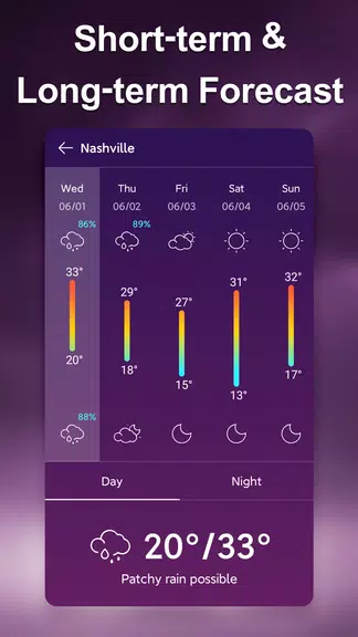 Weather Live: Accurate Weather Captura de pantalla 2