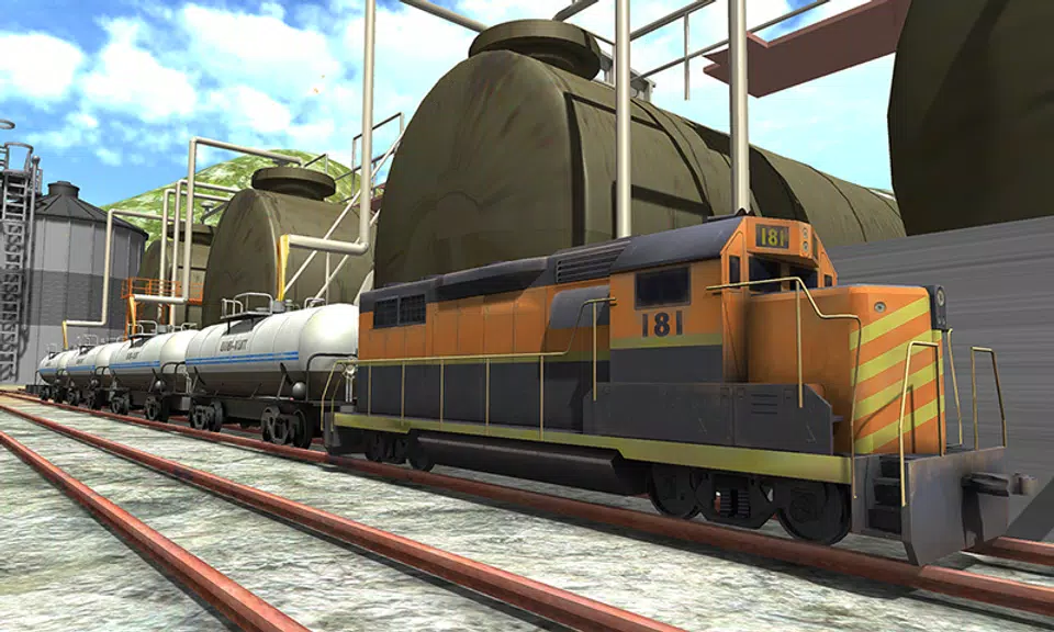 Oil Tanker Train Driving Sim應用截圖第0張