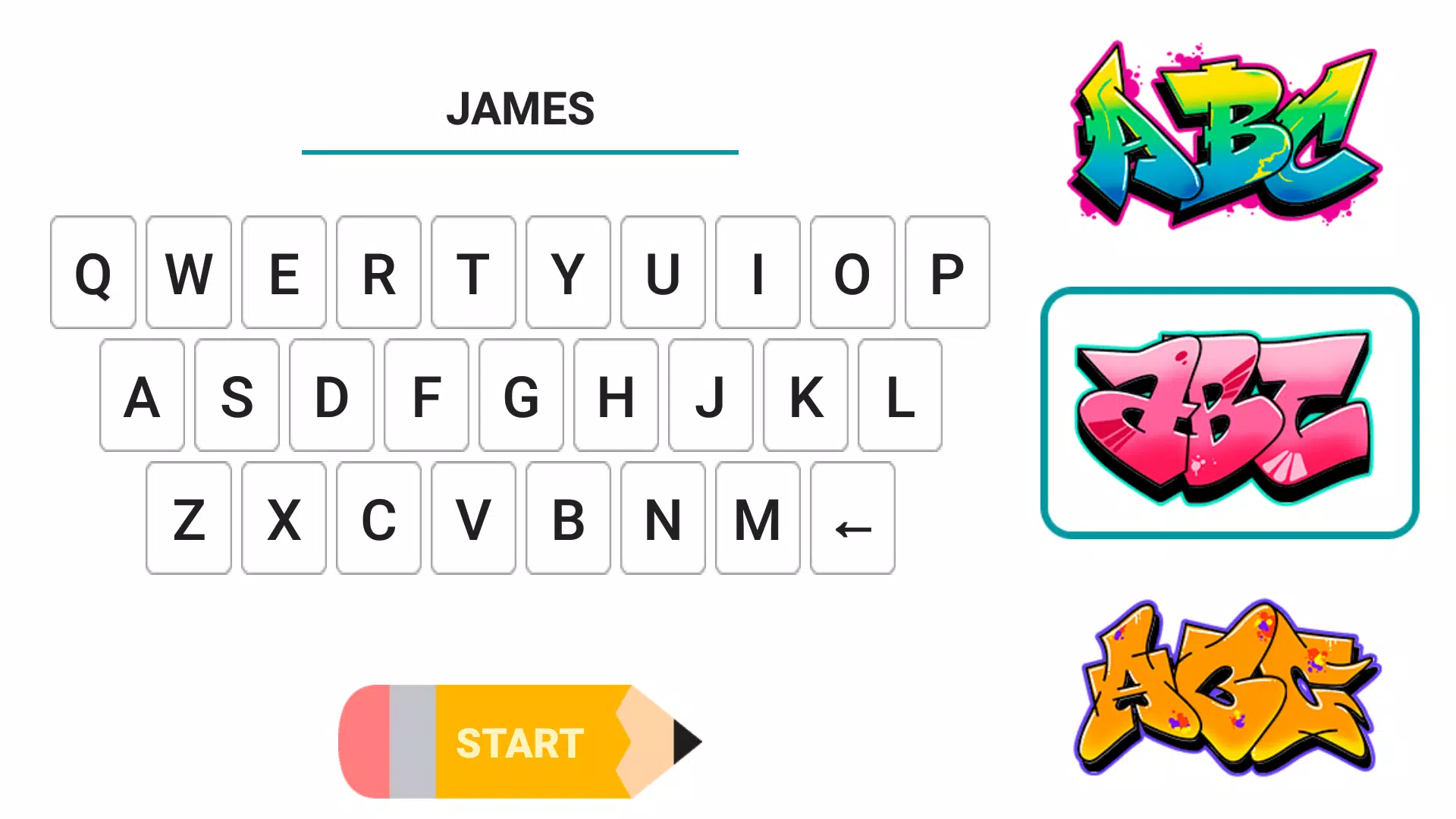 Draw Graffiti - Name Creator ภาพหน้าจอ 0