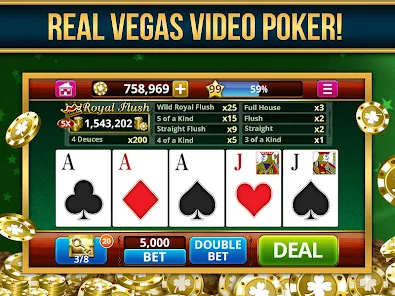 Video Poker Play Poker Offline Captura de pantalla 3