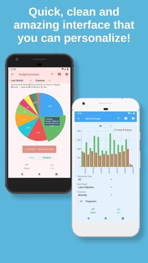 Schermata Bluecoins Finance 3