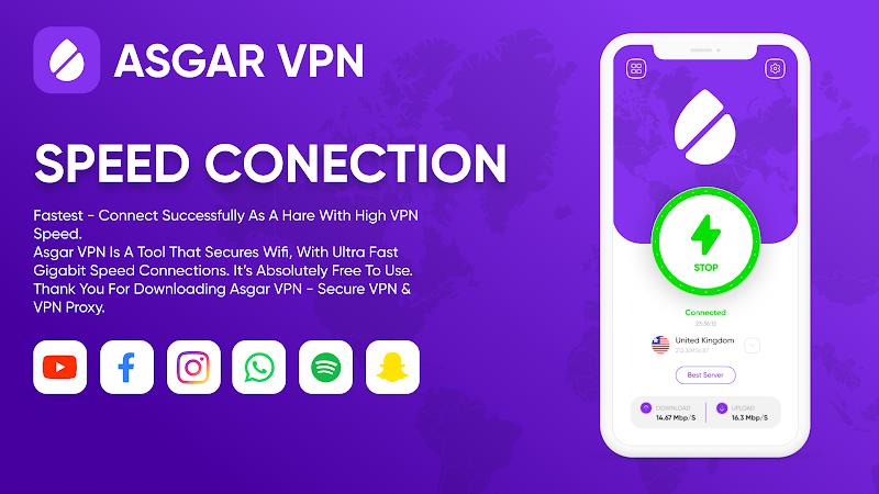 Asgar VPN ภาพหน้าจอ 1