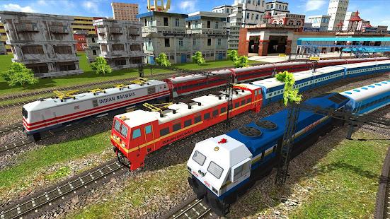 Indian Train Simulator 2018 - Free Mod Captura de pantalla 1