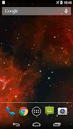 Galaxy Nebula Live Wallpaper Captura de pantalla 2