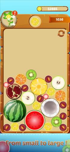 Fruit Merge - Addictive game. Screenshot 0