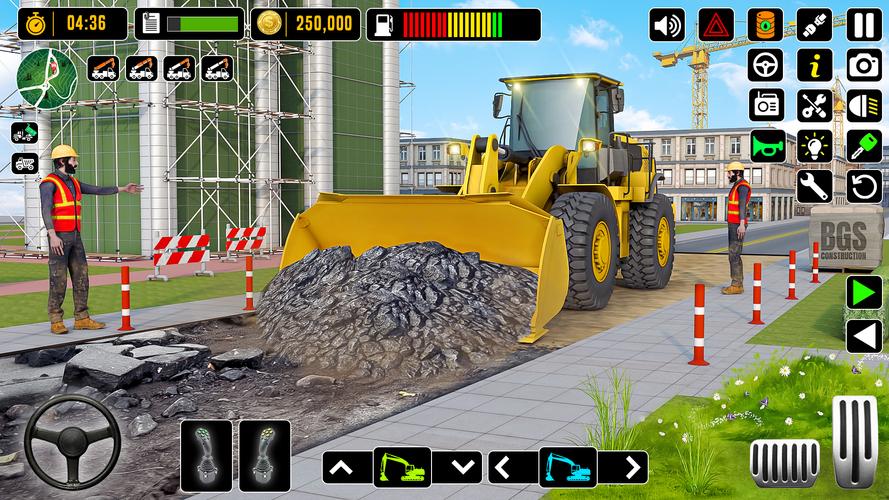 City Road Construction Games Capture d'écran 1