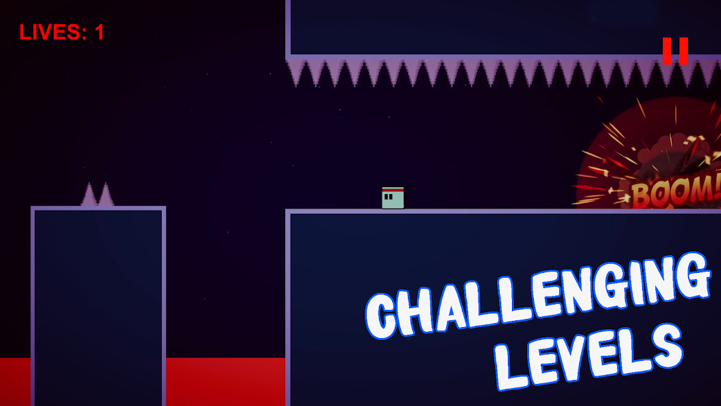 Unfair Square - the hard game Mod Schermafbeelding 1