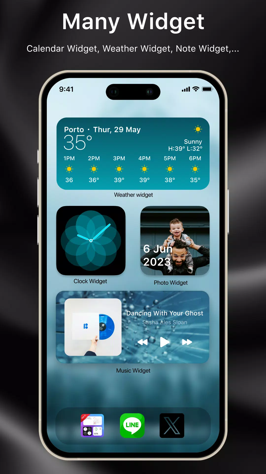 Laka Widgets: Widget OS 18 ภาพหน้าจอ 2