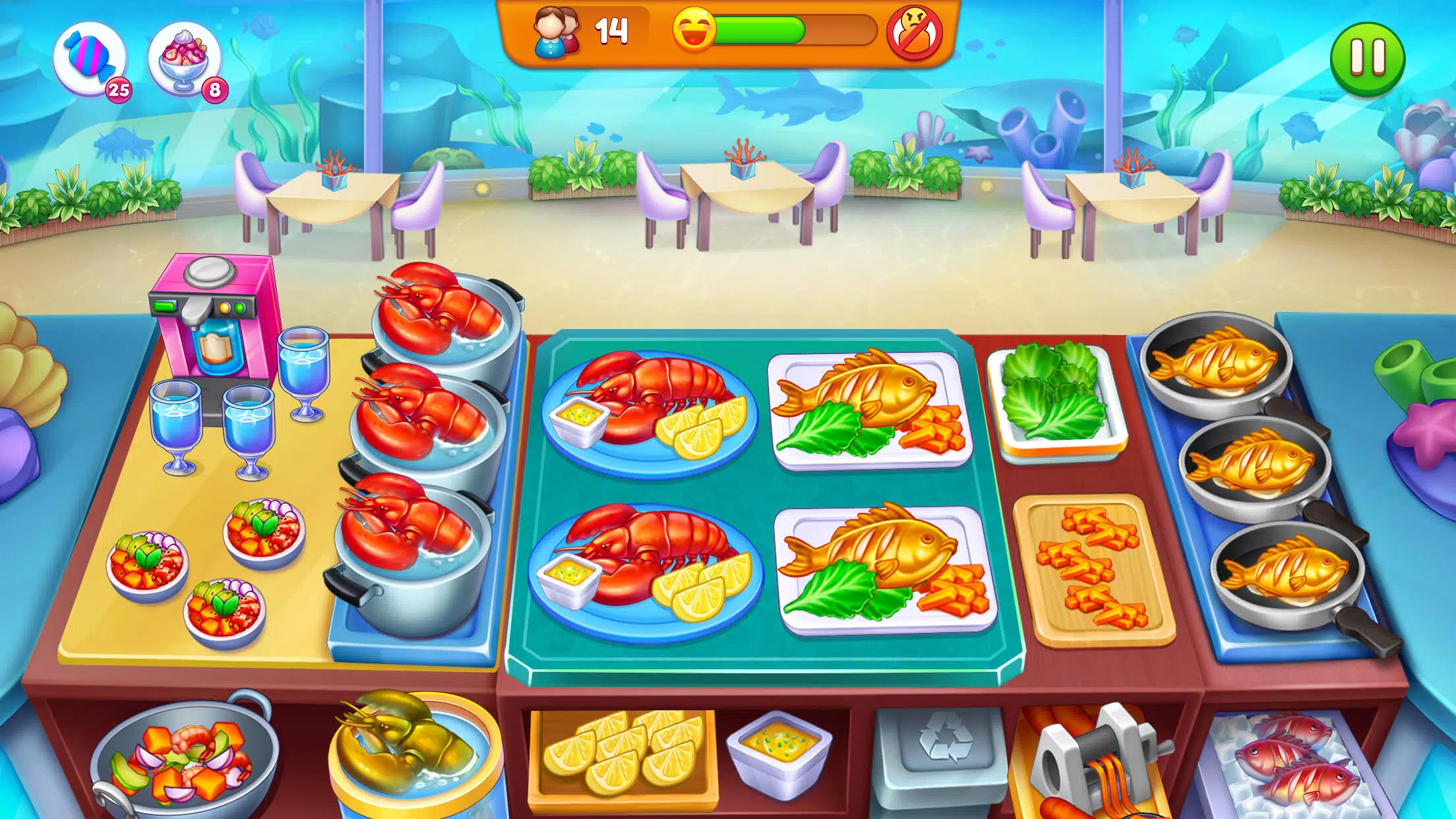 Cooking Restaurant Food Games Schermafbeelding 3